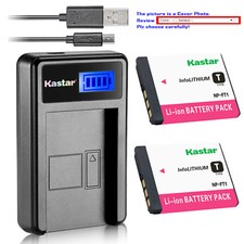 Kastar Battery LCD Charger for Sony NP-FT1 FT1  Sony Cyber-shot DSC-T5 Camera