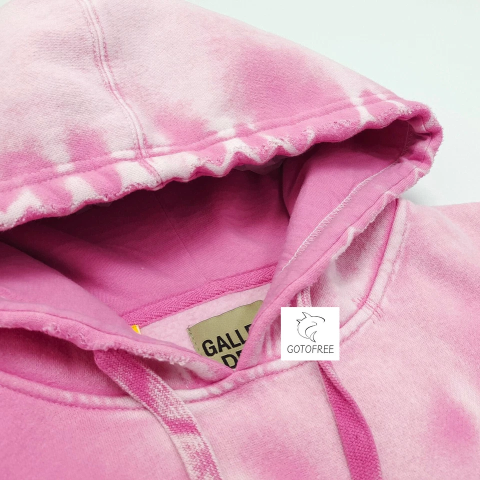 GOTOFREE GDEPT ROSA SUDADERA CON CAPUCHA SOL FADE RIPPLE JERSEY SUDADERA CON CAPUCHA JUMPER Foto 3 de 4