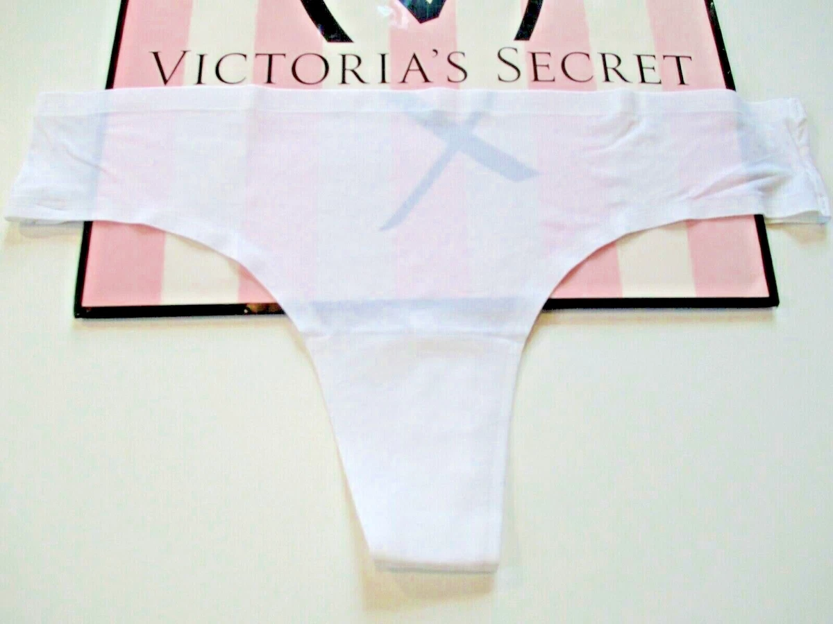 VICTORIA'S SECRET PINK Active Mesh Thong Panty S M L XL White Sexy Sport  NWT VS