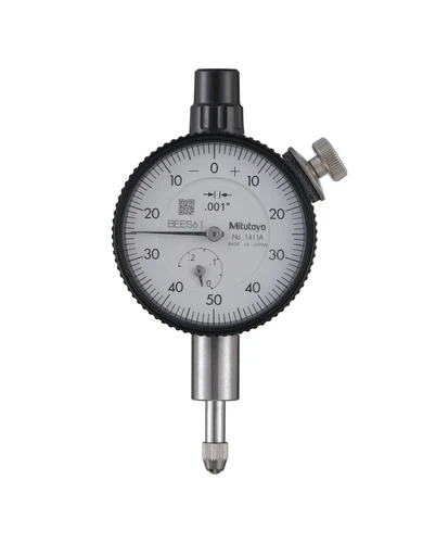 Mitutoyo 1411A - Dial Indicator .001 - .25", 3/8 Stem, 4-48 Thread