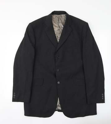 Marks and Spencer Anzugjacke Herren Grau Polyestermischung Größe 44