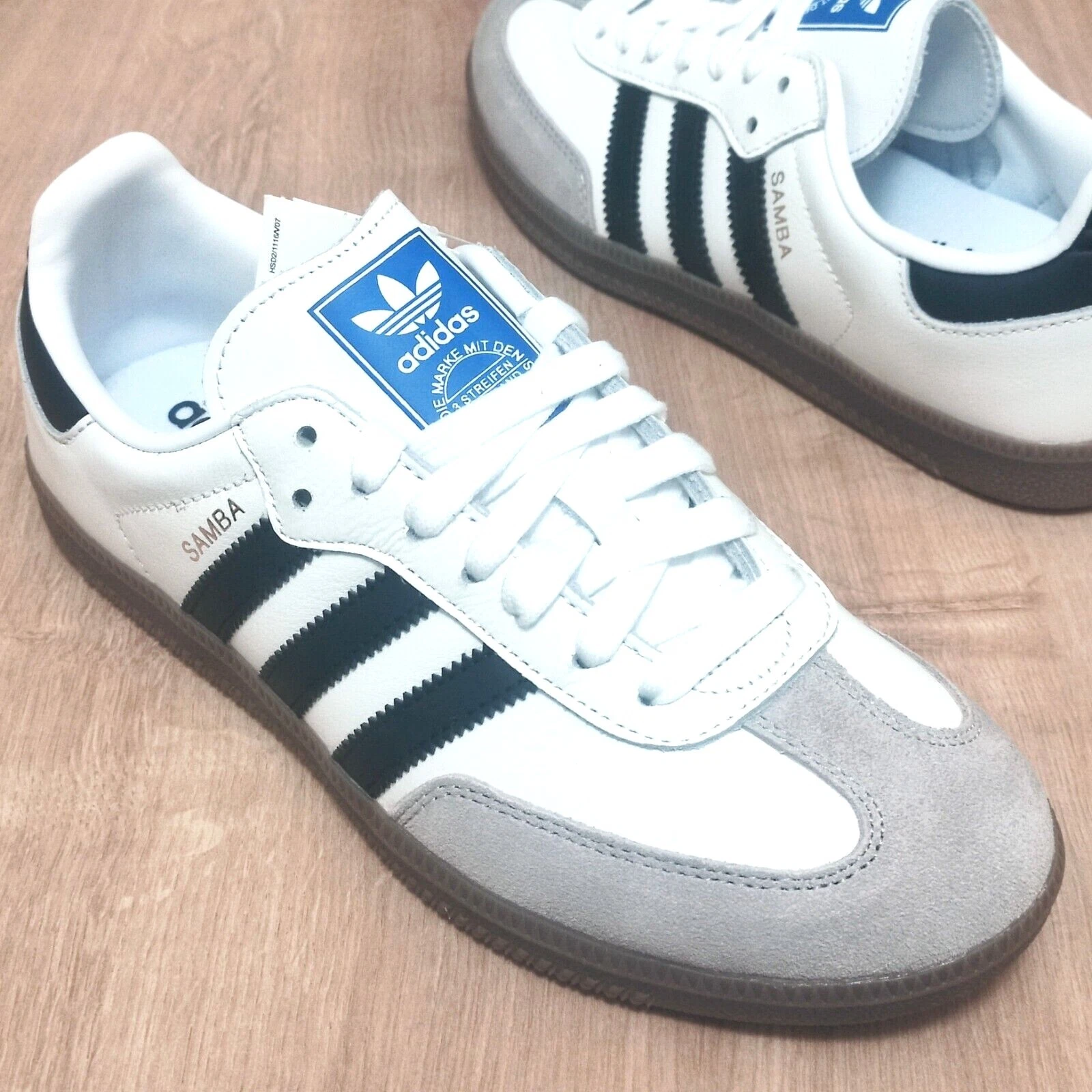 Adidas Samba OG Adults Originals Shoes Trainers Uk Size 3 - 6.5 B75806 White
