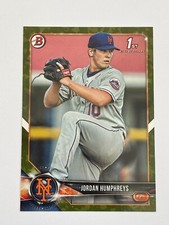 2018 Topps Bowman Mets Jordan Humphreys 1st Prospects Camo #BP99
