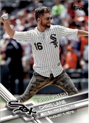2017 Topps First Pitch #FP12 Chris Lane US Cellular Field