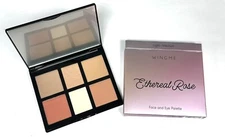New WINGME Ethereal Rose Eye & Face Palette Light-Medium