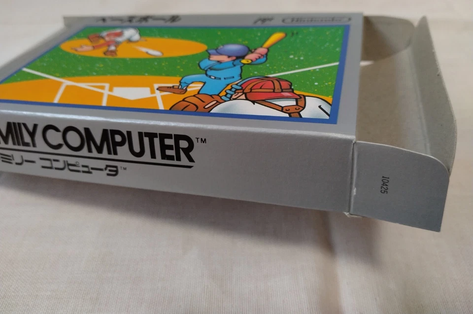 "Baseball" silver box Late period FF mark Nintendo NES Famicom FC Japan - Image 4 of 4