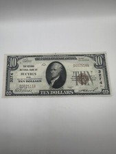 1929  $10 The Second NB, Bucyrus, OH National Bank Note  #7071