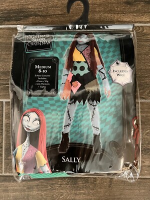 The Nightmare Before Christmas Sally Deluxe Costume Size M 7-8