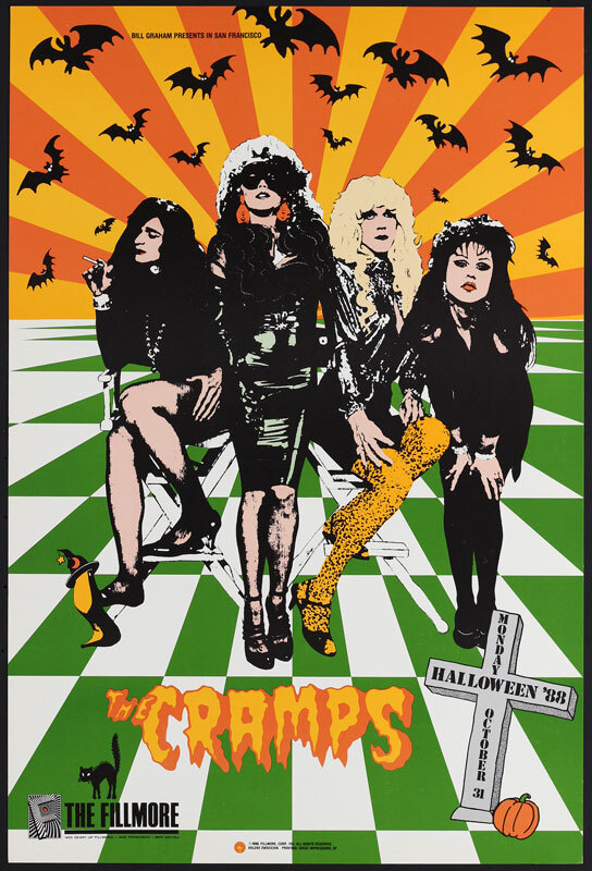 The Cramps Halloween Fillmore San Francisco 10/31/1988