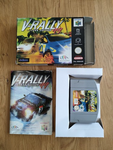 V-RALLY 99 EDITION NINTENDO 64 (N64) PAL-EUR (COMPLETE - GOOD CONDITION ...