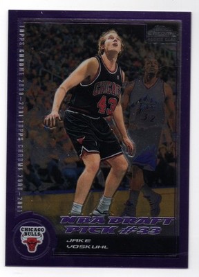2000-01 Topps Chrome Jake Voskuhl RC Card #183 #d /1999 - Chicago Bulls