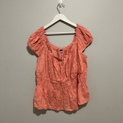 Coral Old Navy Blouse NWT Women s 3X