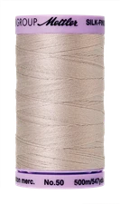 Cloud Gray 0319 | Silk-Finish Cotton 50wt - #9104 (500M / 547Y Spool) | Mettler