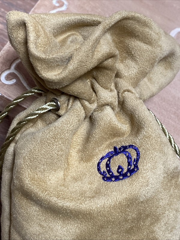 Crown Royal Extra Large Bag with Gold Drawstrings Great for Storage 13"x9"x4"...
