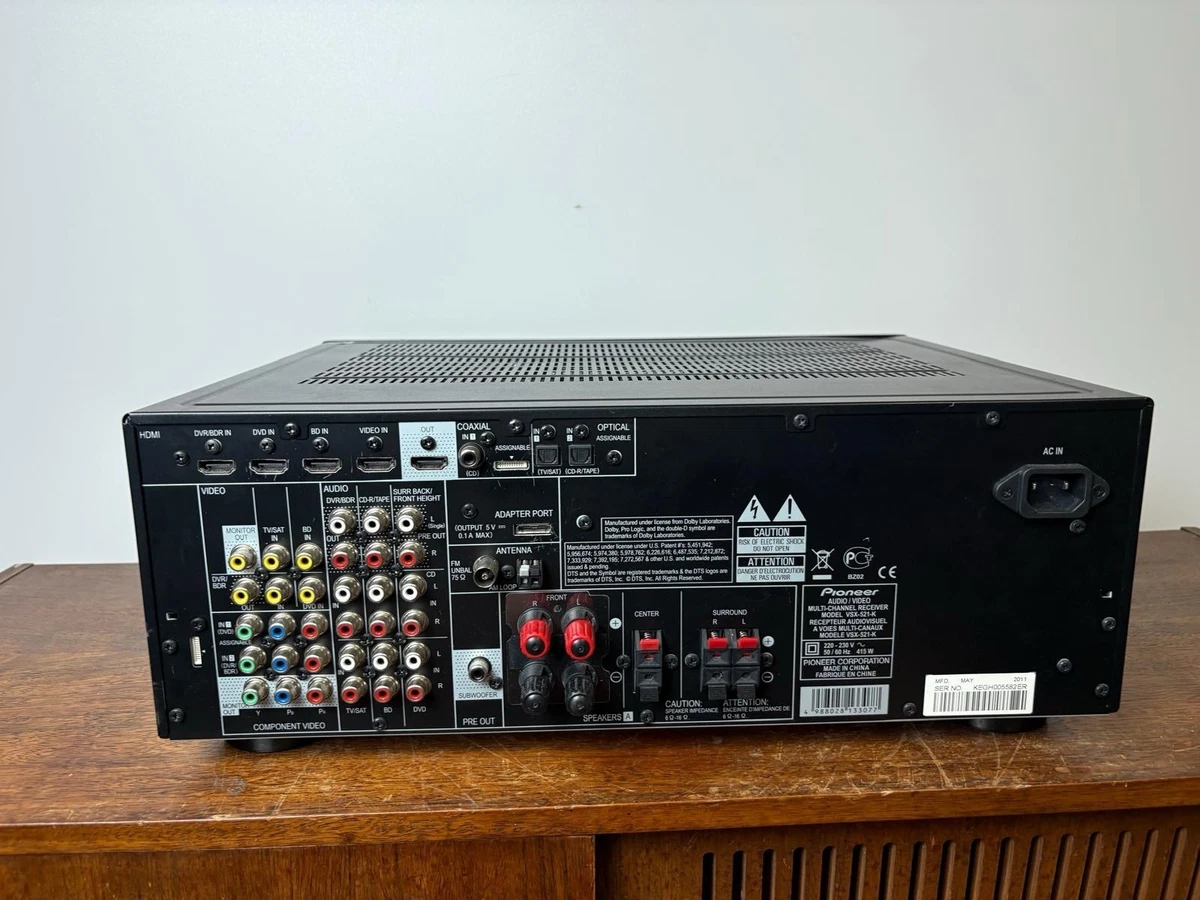 Pioneer VSX-521 Stereo Receiver - fur Reparatur oder teile