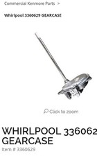 Whirlpool 3360629 Gearcase Silver for Kenmore Washer - Gearcase Replacement Part