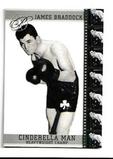 BOXING CARD~JAMES J BRADDOCK WORLD'S HEAVYWEIGHT CHAMPION~THE CINDERELLA MAN