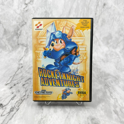 Rocket Knight Adventures (Sega Genesis, 1993) Tested No Manual