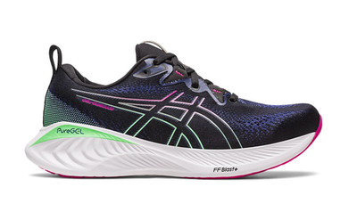 ASICS Women's Gel-Cumulus 25 Running Shoes, 12 US , Black/Pink Rave, VERY RARE