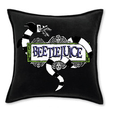 Beetlejuice Sandworm Bedding Super Soft Plush Square Decorative Pillow 18 In