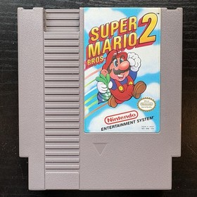 Super Mario Bros. 2 NES, Nintendo 1988 - CIB Cartridge, Manual, Box