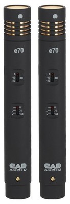 (2) CAD Audio Equitek E70 Dual-Capsule Instrument Microphones Condenser Mics