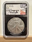 2017 Silver Eagle NGC MS70 Early Releases Mike Castle Signed Label ASE