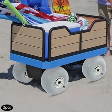Balloon Beach Sand Tire Beach Balloon Wheel 2pcs Beach Cart Tires For Beaches