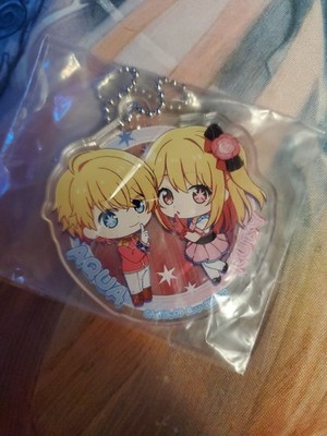Oshi No Ko Aqua & Ruby Acrylic Keychain
