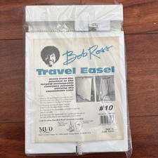 Vtg Bob Ross Travel Portable Easel NIP White Never Used Art Paint Vacation Rest
