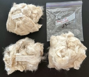 8.5oz Premium French Angora PLUCKED & Clipped lot  Spinning Fiber (C23)