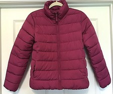 The Childrens Place Youth Girls Magenta Puffer Jacket Size XXL 16 EUC