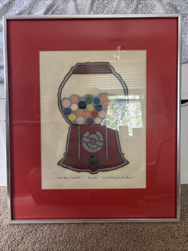 Gumball Machine Painting Original Art