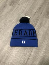Under Armour Blue Beanie Hat Cap Winter Hat Beanie