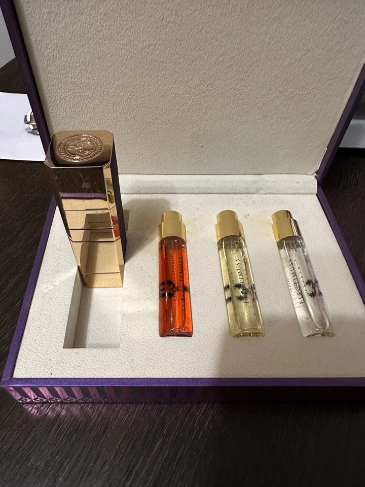 Electimuss London – All Season Set | Luxus Travel Set 3×10ml + Gold Atomizer Org
