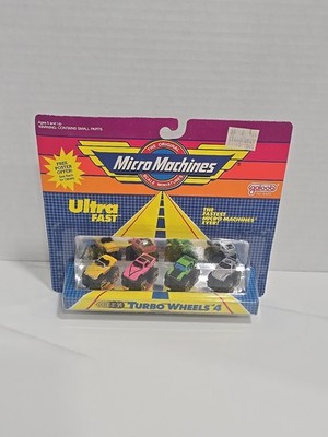 1988 Galoob Micro Machines #4 Turbo Wheels Ultra Fast Porsche 928 - RX-7 SEALED
