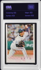 2022 BBM Kira Parallel #575 Shunsuke Sato RC Seibu Lions - CGA 9.5 Digital Grade