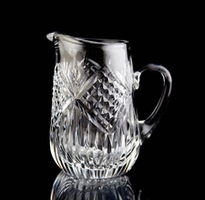 Tyrone Crystal Slieve Donard Pitcher Jug 28 oz. Vintage Ireland Signed