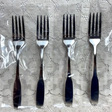 Oneida Paul Revere Dinner Forks 7 1/4" Stainless 18/8 Brand New Satin Set 4