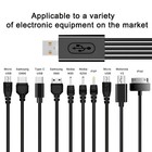 Universal 10-in-1 USB Multi Plug Charger Cable for All Smartphones