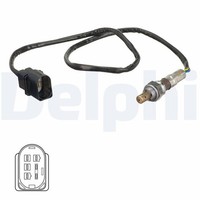 Lambdasonde FÜR Skoda Fabia I Combi (6Y5) - Delphi ES21099-12B1