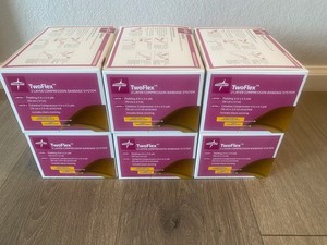 Qty 6 Medline TwoFlex 2 Layer Compression Bandage System MSC6800 Brand New