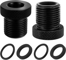 2pcs Oil Filter Adapter 12-28 To 34-16precision Thread Oil Filter Suppress...