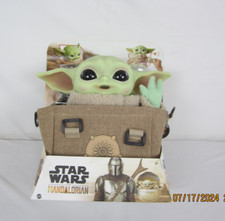 Star Wars Mandalorian The Child Grogu Carrying Bag Talking Plush 11" Mattel