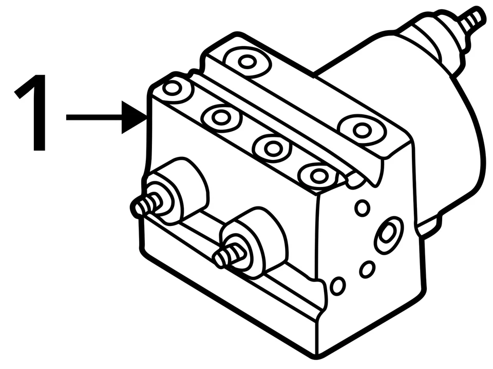 ПОДХОДИТ ДЛЯ 2001-2003 MAZDA PROTÉGE ПРОТЕЖЕ5 HYD БЛОК BVEN437A0B - НОВЫЙ OEM - Изображение 3 из 3