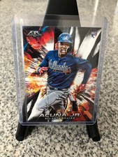 2018 Topps Fire Ronald Acuña Jr. Rookie Card (RC) #109 Atlanta Braves. rookie card picture