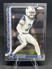 2025 Topps Chrome NFL Football Near Mint Trevon Diggs #83 Football Cowboys New