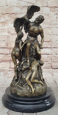 Prometheus Bound Und Die Okeaniden Bronzeskulptur Griechische Mythologie Statue