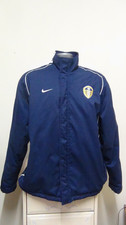 Leeds United Football Training Jacket Coat Early 2000's Vintage Medium