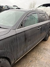 2011-2018 AUDI A6 C7 PASSENGER SIDE FRONT DOOR IN BLACK BARE SHELL LZ9Y